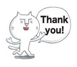 Cat talks message 3. sticker #7720298