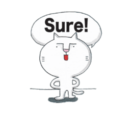 Cat talks message 3. sticker #7720300