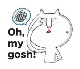 Cat talks message 3. sticker #7720306