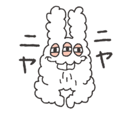 Rabbit heart is broken. sticker #7720469