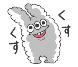 Rabbit heart is broken. sticker #7720482