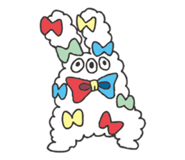 Rabbit heart is broken. sticker #7720491