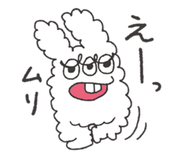 Rabbit heart is broken. sticker #7720498