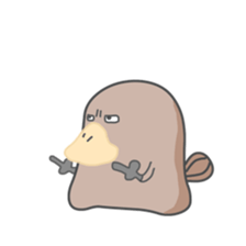 Platypus(Yamaguchi dialect sticker #7720796