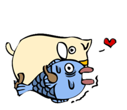 Hamu-cat sticker #7720862