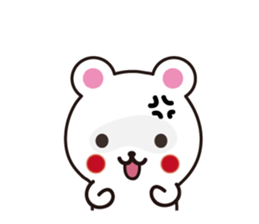 Simple pretty bear sticker #7720939