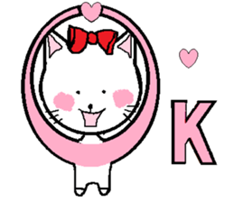 Happy carefree cat's Nyan. sticker #7721320