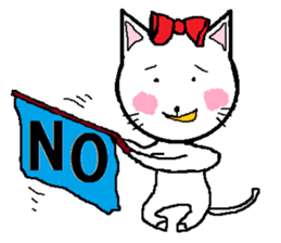 Happy carefree cat's Nyan. sticker #7721321