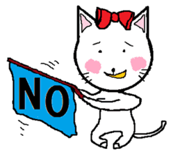 Happy carefree cat's Nyan. sticker #7721321