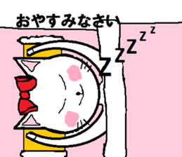 Happy carefree cat's Nyan. sticker #7721333