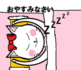 Happy carefree cat's Nyan. sticker #7721333