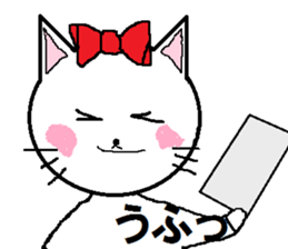 Happy carefree cat's Nyan. sticker #7721337