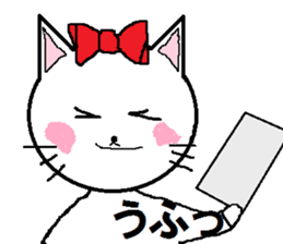 Happy carefree cat's Nyan. sticker #7721337