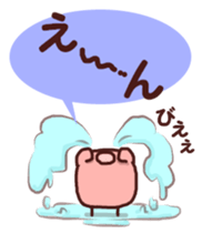 Cute squid and octopus sticker #7721765