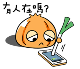 Onion boy-What the onion!! sticker #7722001