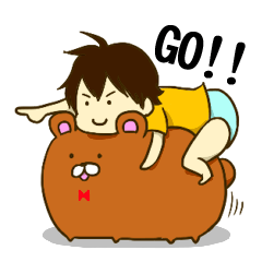 KUMAZOU in child-rearing.English ver.