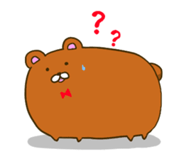 KUMAZOU in child-rearing.English ver. sticker #7722034