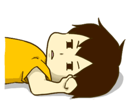 KUMAZOU in child-rearing.English ver. sticker #7722052