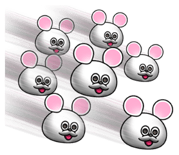 Costume of mouse 2 sticker #7722669