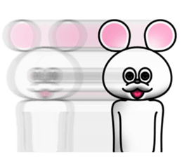 Costume of mouse 2 sticker #7722672