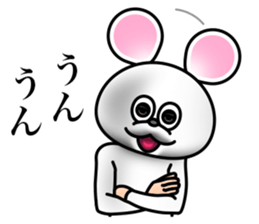 Costume of mouse 2 sticker #7722676