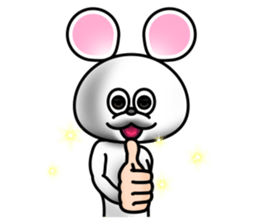 Costume of mouse 2 sticker #7722677