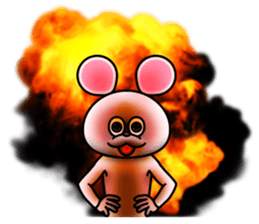 Costume of mouse 2 sticker #7722687