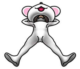 Costume of mouse 2 sticker #7722688