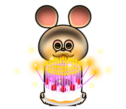 Costume of mouse 2 sticker #7722690