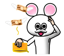 Costume of mouse 2 sticker #7722691