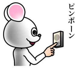 Costume of mouse 2 sticker #7722693