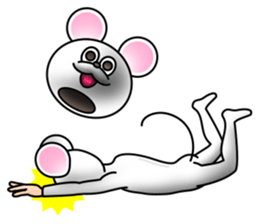 Costume of mouse 2 sticker #7722698