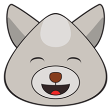 Moki - The Cute Dog sticker #7722708