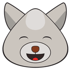 Moki - The Cute Dog sticker #7722708