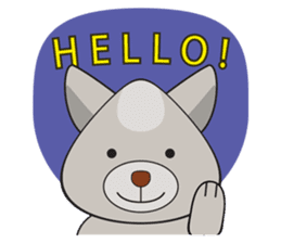 Moki - The Cute Dog sticker #7722713
