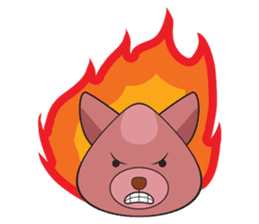 Moki - The Cute Dog sticker #7722714
