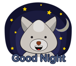Moki - The Cute Dog sticker #7722715