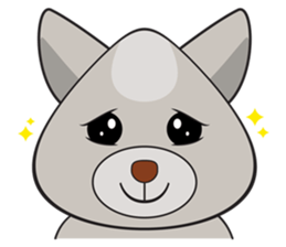 Moki - The Cute Dog sticker #7722717