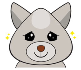 Moki - The Cute Dog sticker #7722717
