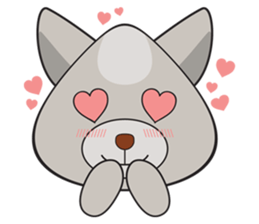 Moki - The Cute Dog sticker #7722718