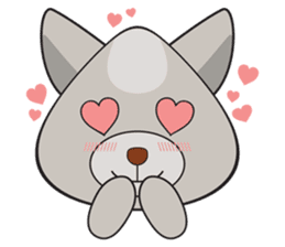 Moki - The Cute Dog sticker #7722718