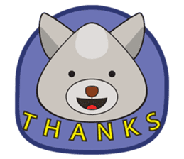 Moki - The Cute Dog sticker #7722721