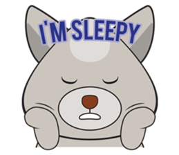 Moki - The Cute Dog sticker #7722722