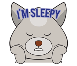 Moki - The Cute Dog sticker #7722722