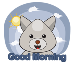 Moki - The Cute Dog sticker #7722723