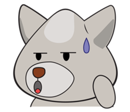 Moki - The Cute Dog sticker #7722724