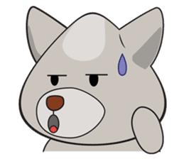 Moki - The Cute Dog sticker #7722724
