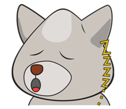 Moki - The Cute Dog sticker #7722726
