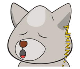 Moki - The Cute Dog sticker #7722726