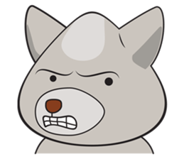 Moki - The Cute Dog sticker #7722729